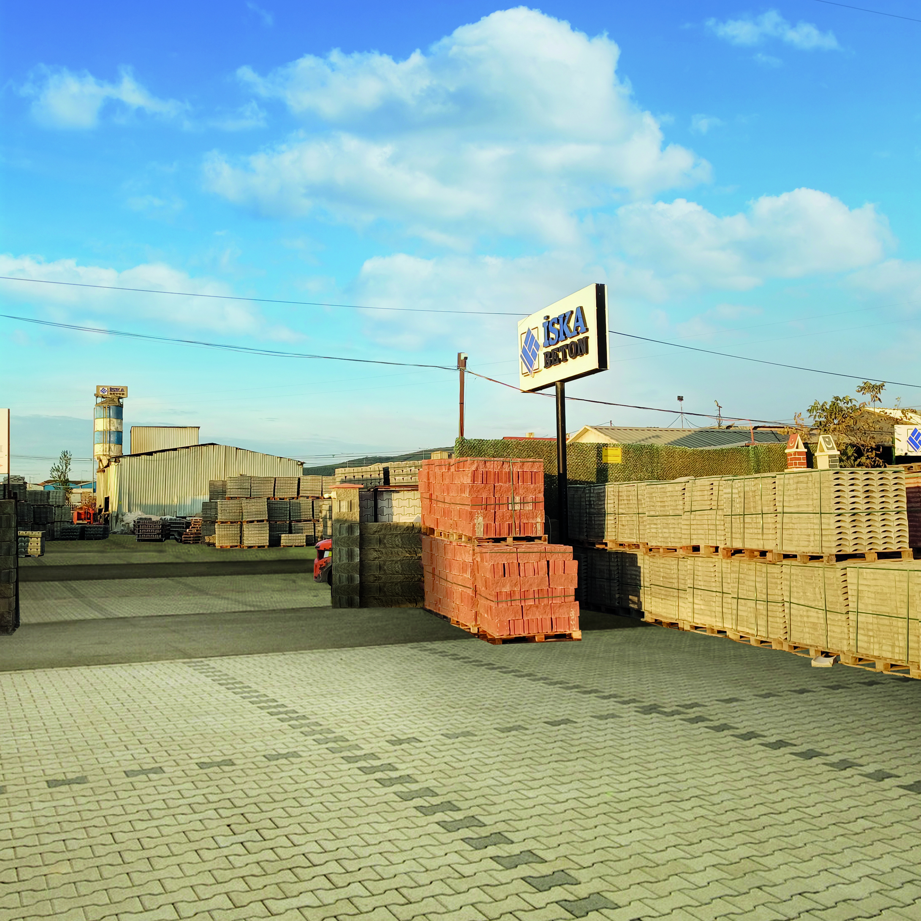 İSKA Beton üretim tesisi